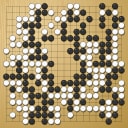 Board position at the end of game WAGC 2019 - Round 2 - Game 3: Pal Balogh vs Fu Te Yang