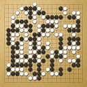 Board position at the end of game WAGC 2019 - Round 4 - Game 7: Andrew Kay vs Stjepan Mestrovic
