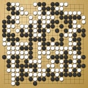 Board position at the end of game WAGC 2019 - Round 4 - Game 8: Jesse Savo vs Soeren Ohlenbusch