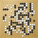 Board position at the end of game WAGC 2019 - Round 4 - Game 4: Tsubasa Kawaguchi vs Jie Hui Kwa