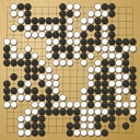 Board position at the end of game WAGC 2019 - Round 5 - Game 9: Michal Kralik vs Dimitris Regginos