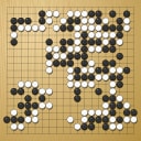 Board position at the end of game WAGC 2019 - Round 5 - Game 2: Nai-San Chan vs Jaesung Lee