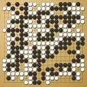 Board position at the end of game WAGC 2019 - Round 5 - Game 8: Vladas Zaleskas vs Simao Goncalves