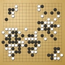 Board position at the end of game WAGC 2019 - Round 6 - Game 10: Ilja Busko vs Dimitris Regginos