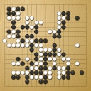 Board position at the end of game WAGC 2019 - Round 6 - Game 3: Thomas Debarre vs Jie Hui Kwa
