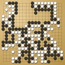 Board position at the end of game WAGC 2019 - Round 7 - Game 5: Jie Hui Kwa vs Fu Te Yang