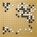 Board position at the end of game WAGC 2019 - Round 7 - Game 1: Nai-San Chan vs Chen Wang
