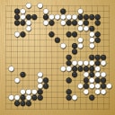 Board position at the end of game WAGC 2019 - Round 8 - Game 2: Jaesung Lee vs Albert Yen