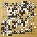 Board position at the end of game WAGC 2019 - Round 8 - Game 6: Koichiro Habu vs Dmytro Bogatskyy