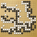 Board position at the end of game WAGC 2019 - Round 8 - Game 11: Lloyd Rubidge vs Teodor Nedev