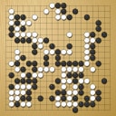 Board position at the end of game WAGC 2021 - Round 1 - Game 18: Daniel Tome vs Ricardo Quintero