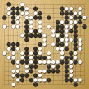 Board position at the end of game WAGC 2021 - Round 1 - Game 19: Hallbjorn Gudmundsson vs Jonas Egeberg