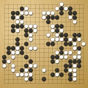 Board position at the end of game WAGC 2021 - Round 1 - Game 22: Jesus Roldan vs Ramon Nunez