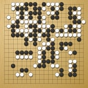 Board position at the end of game WAGC 2021 - Round 1 - Game 12: Ozgur Degirmenci vs Scott Samuel Lee