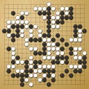 Board position at the end of game WAGC 2021 - Round 1 - Game 8: Qi-you Wu vs Wichrich Karuehawanit
