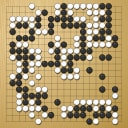 Board position at the end of game WAGC 2021 - Round 1 - Game 9: Vjacheslav Kajmin vs Souza Alexandre de Amaro