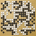 Board position at the end of game WAGC 2021 - Round 2 - Game 15: Gavin Rooney vs David Mitchell