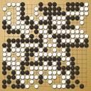 Board position at the end of game WAGC 2021 - Round 2 - Game 3: Nai-San Chan vs Dabeen Kim