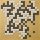 Board position at the end of game WAGC 2021 - Round 2 - Game 21: Ramon Nunez vs Ilja Busko