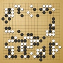 Board position at the end of game WAGC 2021 - Round 2 - Game 2: Yi-Tien Chan vs Wichrich Karuehawanit