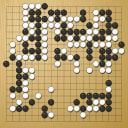 Board position at the end of game WAGC 2021 - Round 3 - Game 6: Benjamin Drean-Guenaizia vs Souza Alexandre de Amaro
