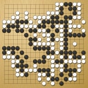 Board position at the end of game WAGC 2021 - Round 3 - Game 21: Celeste Abat vs Dimitris Katsouris