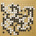 Board position at the end of game WAGC 2021 - Round 3 - Game 9: Csaba Mero vs Denis Dobranis