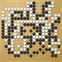 Board position at the end of game WAGC 2021 - Round 3 - Game 22: Dolgorsuren Batmunkh vs Zhen Yang Lim