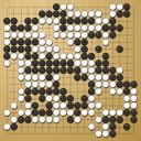 Board position at the end of game WAGC 2021 - Round 3 - Game 11: Lucas Chun Teng Yeo vs Lukas Kraemer
