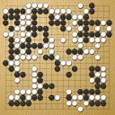 Board position at the end of game WAGC 2021 - Round 3 - Game 17: Mamy Rakotoarisoa vs Gavin Rooney