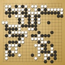 Board position at the end of game WAGC 2021 - Round 3 - Game 5: Ozgur Degirmenci vs Nai-San Chan
