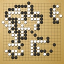 Board position at the end of game WAGC 2021 - Round 3 - Game 10: Ricky Zhao vs Dmytro Yatsenko