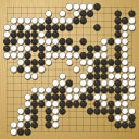 Board position at the end of game WAGC 2021 - Round 4 - Game 11: Amir Fragman vs Jan Ramon
