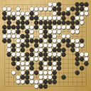 Board position at the end of game WAGC 2021 - Round 4 - Game 10: Dimitris Katsouris vs Qi-you Wu