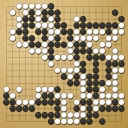 Board position at the end of game WAGC 2021 - Round 4 - Game 9: Ernestas Romeika vs Denis Dobranis