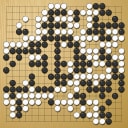 Board position at the end of game WAGC 2021 - Round 4 - Game 12: Gavin Rooney vs Ozgur Degirmenci
