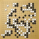 Board position at the end of game WAGC 2021 - Round 4 - Game 15: Ricardo Quintero vs Fernando Aguilar
