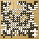 Board position at the end of game WAGC 2021 - Round 4 - Game 5: Shunji Morikawa vs Benjamin Drean-Guenaizia