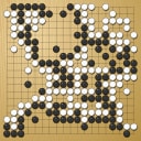 Board position at the end of game WAGC 2021 - Round 5 - Game 9: Alessandro Pace vs Csaba Mero