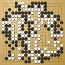 Board position at the end of game WAGC 2021 - Round 5 - Game 19: Ilja Busko vs Scott Samuel Lee