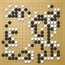 Board position at the end of game WAGC 2021 - Round 5 - Game 14: Mamy Rakotoarisoa vs Fernando Aguilar