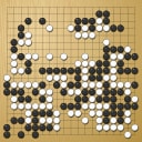 Board position at the end of game WAGC 2021 - Round 6 - Game 13: Hallbjorn Gudmundsson vs Souza Alexandre de Amaro