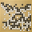 Board position at the end of game WAGC 2021 - Round 6 - Game 18: Matias Navia vs Jesus Roldan
