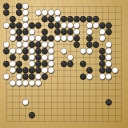 Board position at the end of game WAGC 2021 - Round 6 - Game 7: Ozgur Degirmenci vs Vjacheslav Kajmin