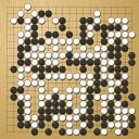 Board position at the end of game WAGC 2021 - Round 6 - Game 2: Yi-Tien Chan vs Dabeen Kim