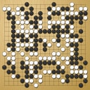 Board position at the end of game WAGC 2022 - Round 1 - Game 1: Baoxiang Bai vs Jie-Lin Xia