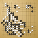 Board position at the end of game WAGC 2022 - Round 2 - Game 7: Fernando Aguilar vs Sofia Malatesta