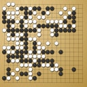 Board position at the end of game WAGC 2022 - Round 2 - Game 13: Jie-Lin Xia vs Hiroaki Okawa