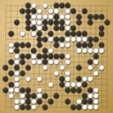 Board position at the end of game WAGC 2022 - Round 2 - Game 10: Matthew Burrall vs Eshkar Gutkind