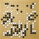 Board position at the end of game WAGC 2022 - Round 2 - Game 8: Perez Anibal vs Wan-Kao Lou